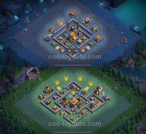 base del costruttore lv 8|Top Builder Hall Level 8 Base Layouts with Links for COC Clash .